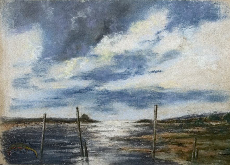 (image for) The Road to Holy Island, Northumberland